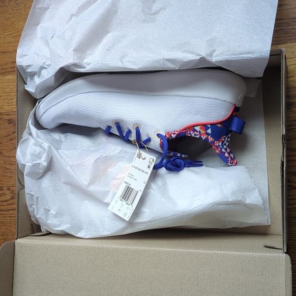 NIB FARM Rio Cloudfoam Pure SPW Shoe Adidas Collaboration Women's Size 9 White - Picture 11 of 14